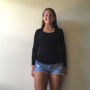 Black long sleeved shirt